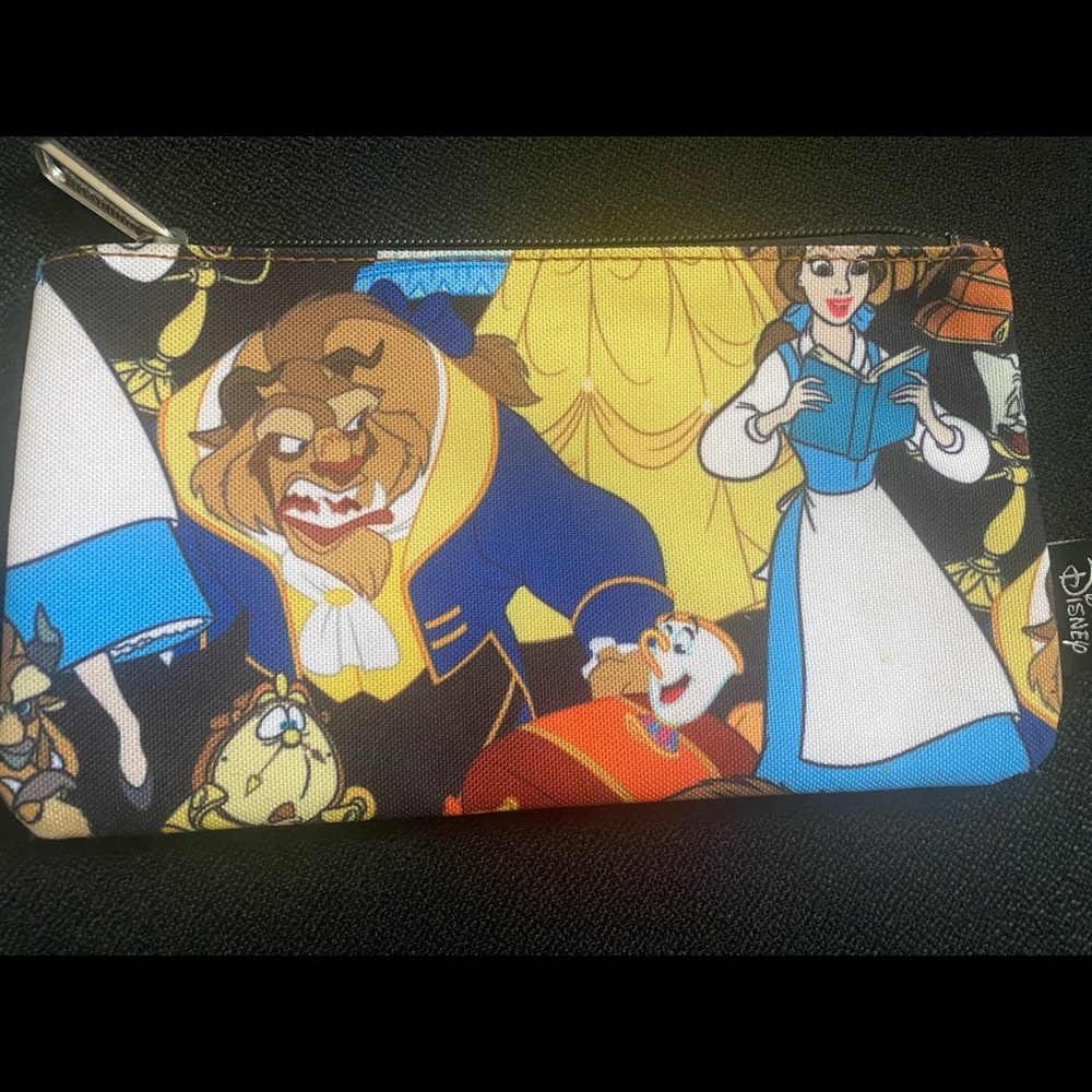 Loungefly beauty and the beast pencil pouch